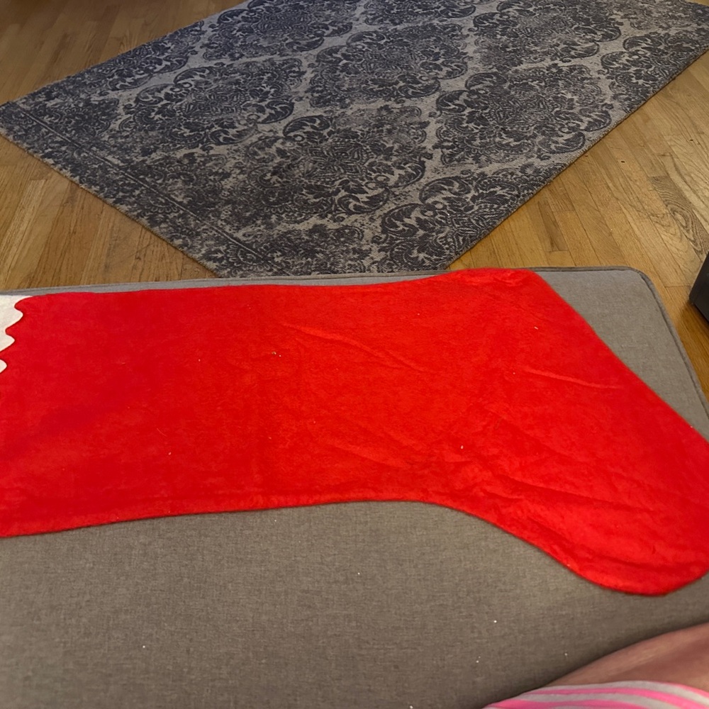 Festive Red Holiday Stocking